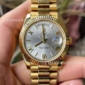 Full Gold Silver Dial
