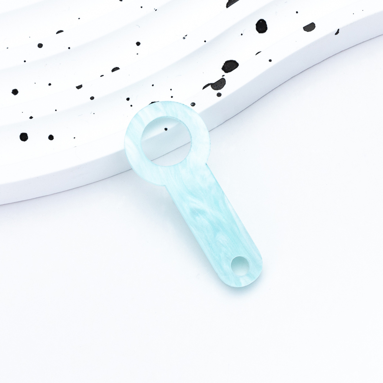 Nuevo DIY cuentas acrílico colgante de paja adecuado para 8mm - 10mm Ice Ba Cup accesorios de paja al por mayor