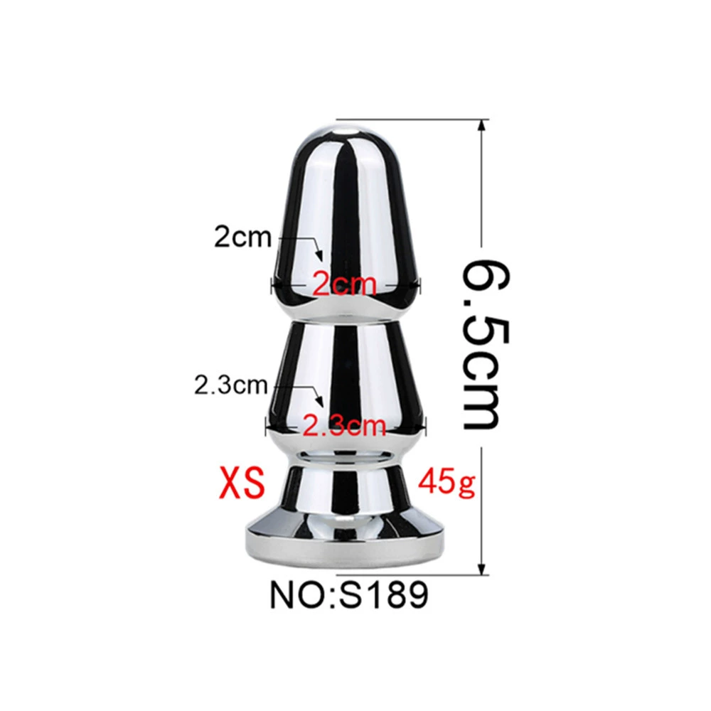 Detachable Anal Plug Heads, Silicone & Metal Options, Multiple Shapes and Sizes