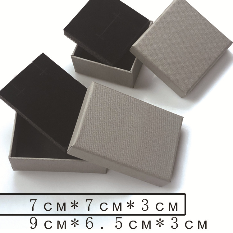 饰品包装盒 耳环项链手链  时尚简约正方形 长方形小礼物盒