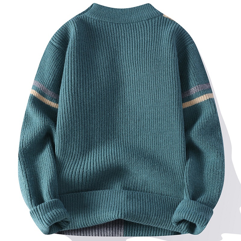 Suéter de generación de cabello masculino principal en el extranjero, suéter juvenil de cuello redondo extra grueso y grueso, la 13a ola del grupo de suéteres