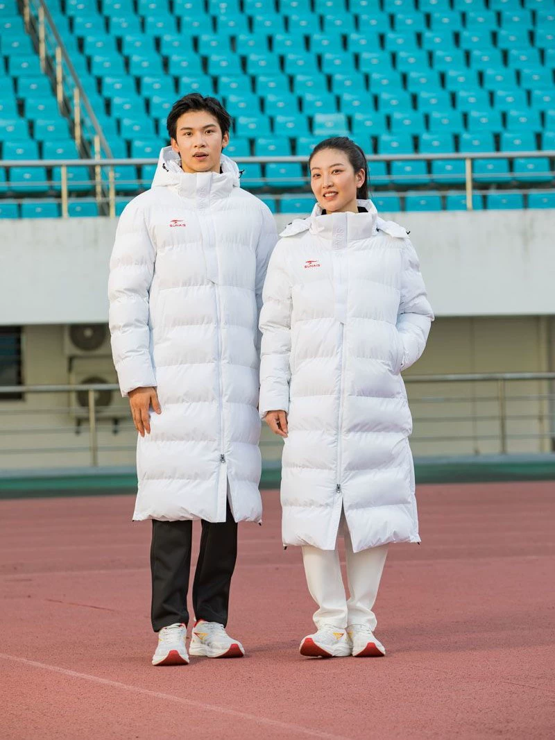 Sports long winter water repellent keep warm windproof down jacket