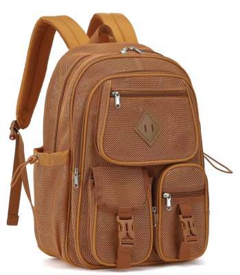 Transfronterizo Amazon de gran capacidad unisex estudiante escolar de secundaria y preparatoria mochila mochila bolsa de rejilla bolsa de almacenamiento