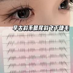 早古斜系母がまつげを産んだつけまつげは自然に透明な茎の単一のクラスターの上で鏡をつけて同じ種類の野生感を接ぎ木します。