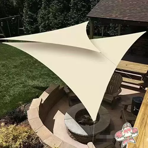 Sunshade sail outdoor UV-proof rain-proof sunscreen 420D polyester Oxford cloth outdoor canopy cloth 1*1*1