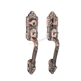 厂家通用型门锁 复古老式室内门防盗执手锁 锌合金大门锁具