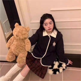 新款棒球服棉服女冬季加厚复古棉袄子外套高级感宽松棉衣大码女装