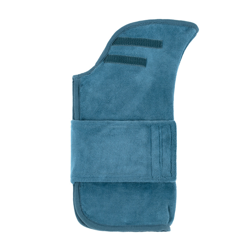 진한 파란색 옷깃 천 바인딩