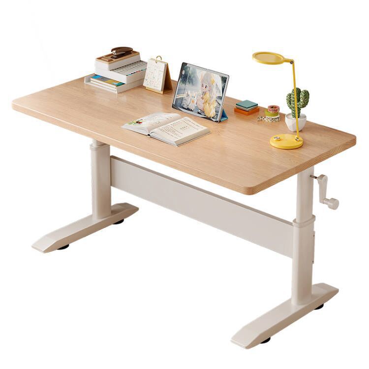 Mesa de estudio elevable Mesa de escritorio para niños Mesa de escritorio de madera maciza Mesa de escritorio para estudiantes de primaria Mesa de tareas de dormitorio