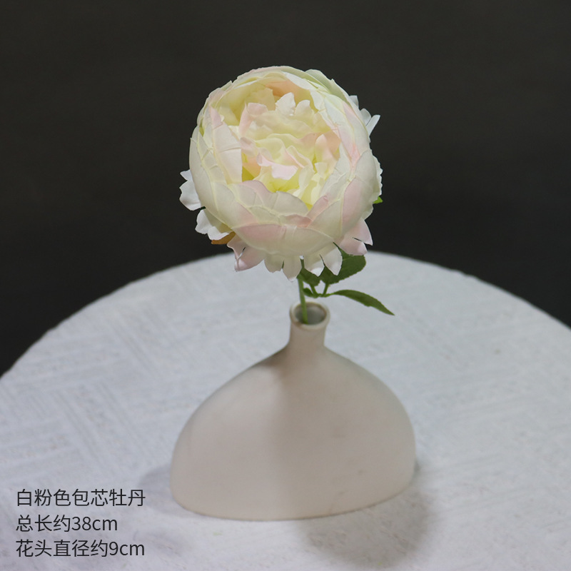 Material de flor de boda blanco brumoso artificial Misty Wedding Hall decoración camino plomo arreglo de flores techo flor artificial Flor de plástico