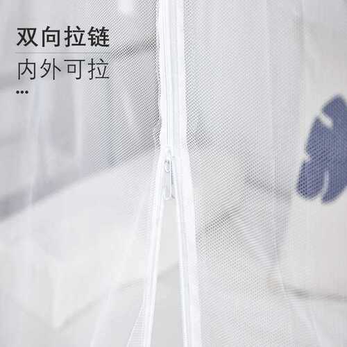 Mosquito net student dormitory upper bunk side door male and female single bunk bed universal 90×190 zipper style