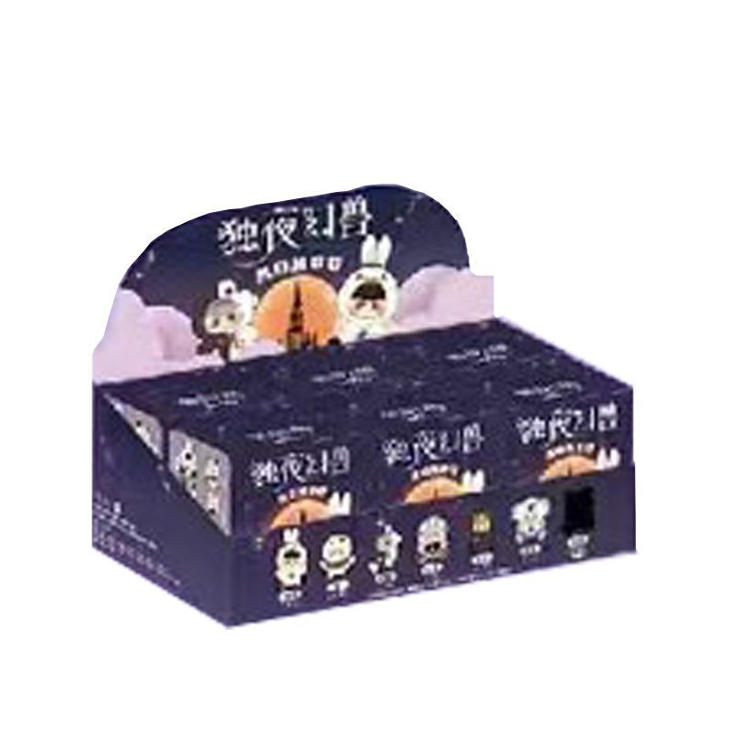 正版现货MOMOO独夜幻兽毛绒盲盒轻语工艺潮玩手办摆挂件可爱公仔|undefined