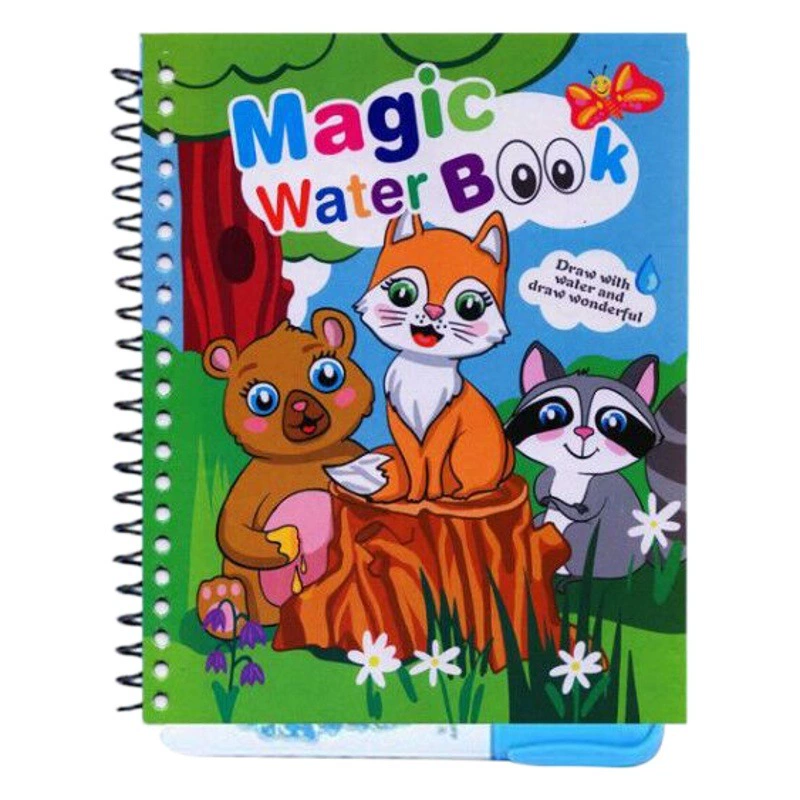 Детская книжка с картинками для рисования воды