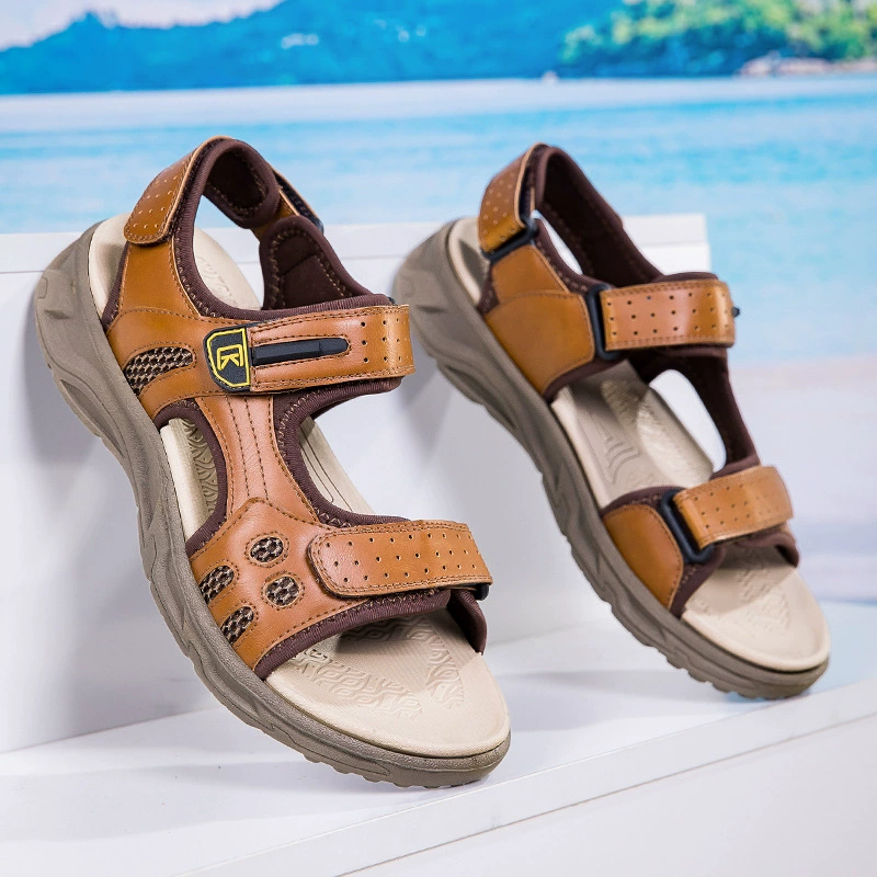 Летние трансграничные wish мужские пляжные сандалии