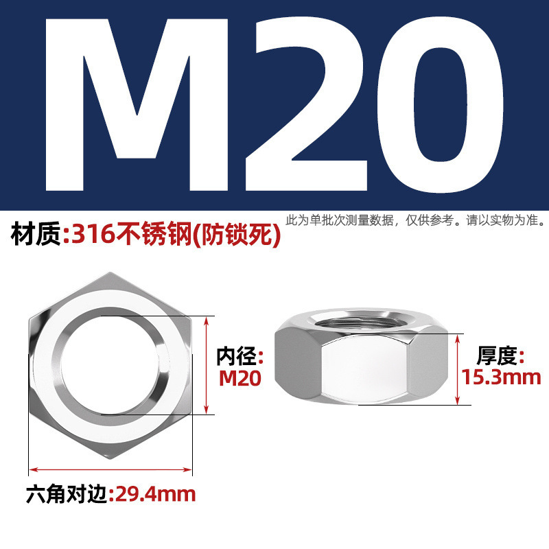 304/201/316L/321/2205 ステンレス鋼六角ナット、ボルト、ナット、ネジキャップ M2-M160|undefined