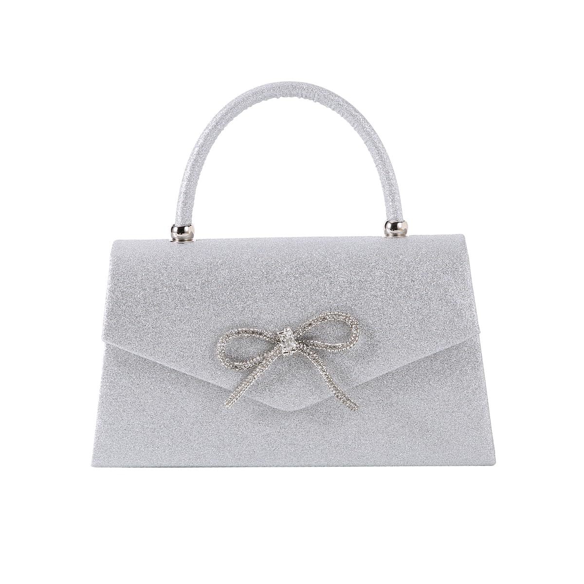 Amazon Leather Women's Banquet Bag Evening Bag Handbag Versatile Square Clutch Crossbody Party Bag - Thumbnail 5