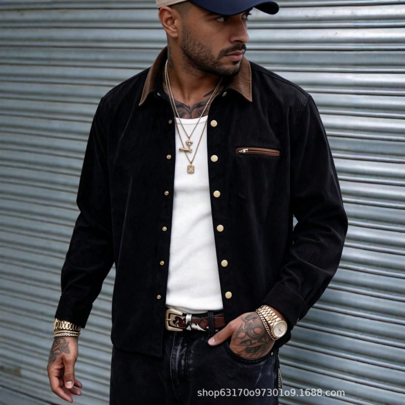 Cross-border foreign trade men's casual jacket, simple and stylish, versatile, a gift for dad or boyfriend