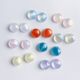 Streamer magic color glitter geometric semicircle accessories acrylic dot half pill diy handmade material jewelry accessories