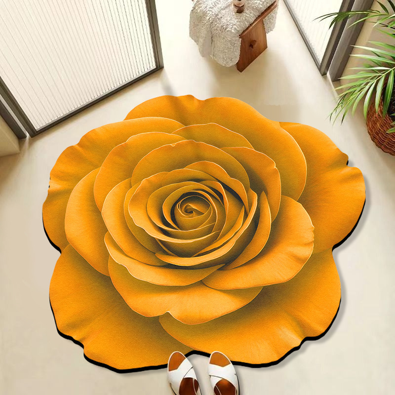 Grenzüberschreitende 3D-Visualisierungseffekt-Kieselgur-Badezimmereingangsmatte, wasserabsorbierend und rutschfest_voghion.com