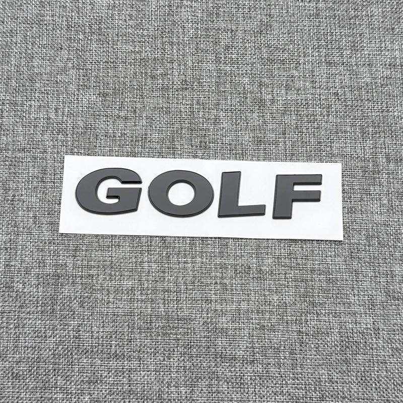 Suitable for Volkswagen Golf 4 5 Golf 6 7 7.5 Generation Car Logo Modification Front and Rear Logo Tail Logo English Letters