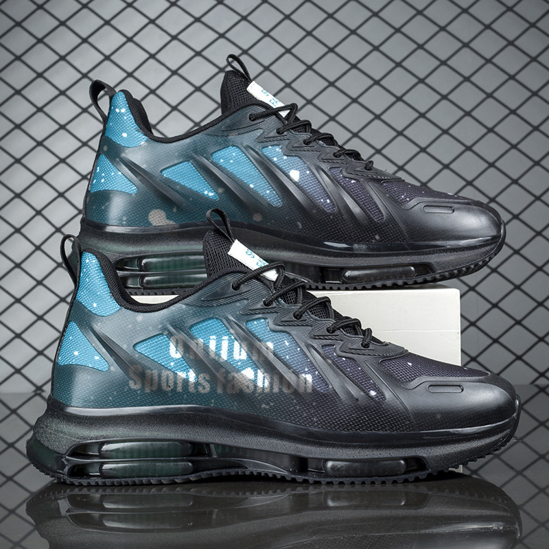 Coconut zapatos de los hombres de malla transpirable zapatilla de deporte ocasional de los hombres aumento de la altura del todo partido cojín de aire inferior suave papá zapatos de moda al por mayor