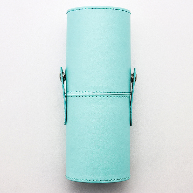 Bolsa de Almacenamiento para Brochas de Maquillaje Fenglida, Tubo para Brochas de Maquillaje, Bolsa Cilíndrica de PU para Cosméticos, Herramientas de Belleza al por Mayor