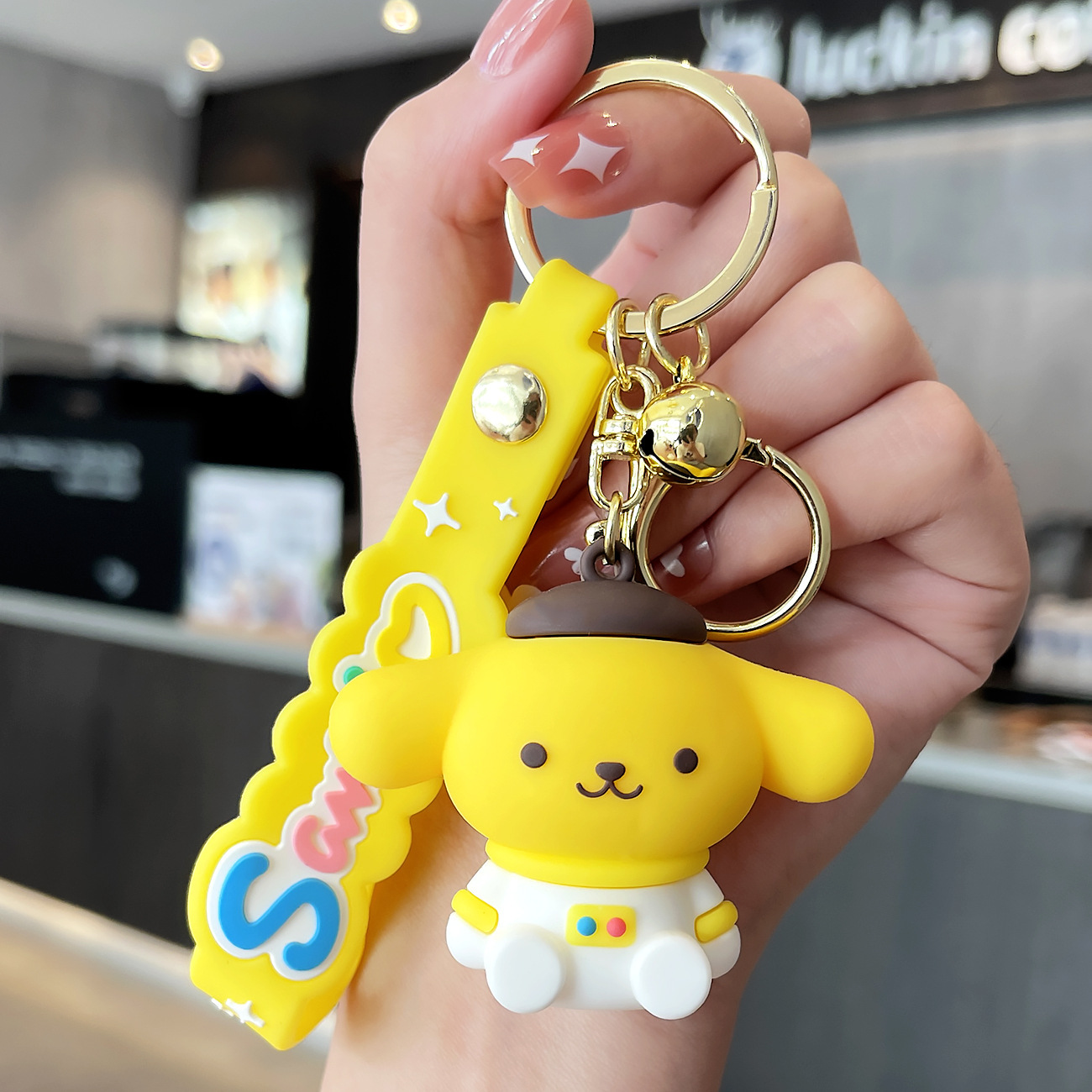 Venta directa de fábrica llavero colgante pequeño muñeca tridimensional llavero de coche mochila escolar colgante puesto al por mayor productos pequeños