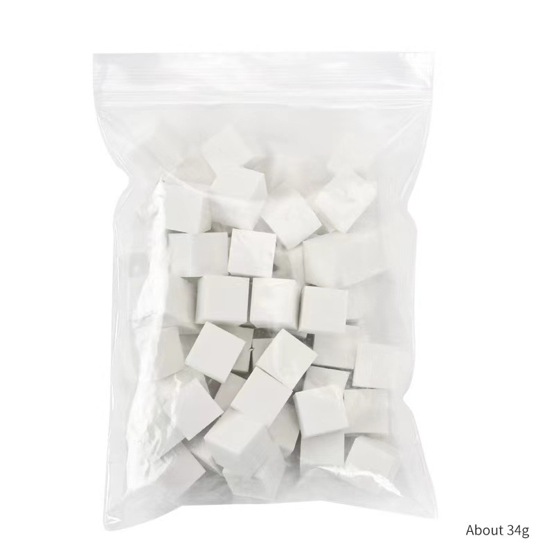 El nuevo bloque de cuajada de frijoles mini nail art palmaditas de algodón, brumoso degradado, armadura de rubor, esponja multifacética, herramienta de manicura