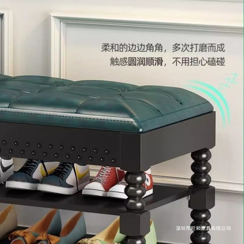 家用门口换鞋凳入户可坐式轻奢储物凳服装店长条沙发凳床尾收纳凳|undefined