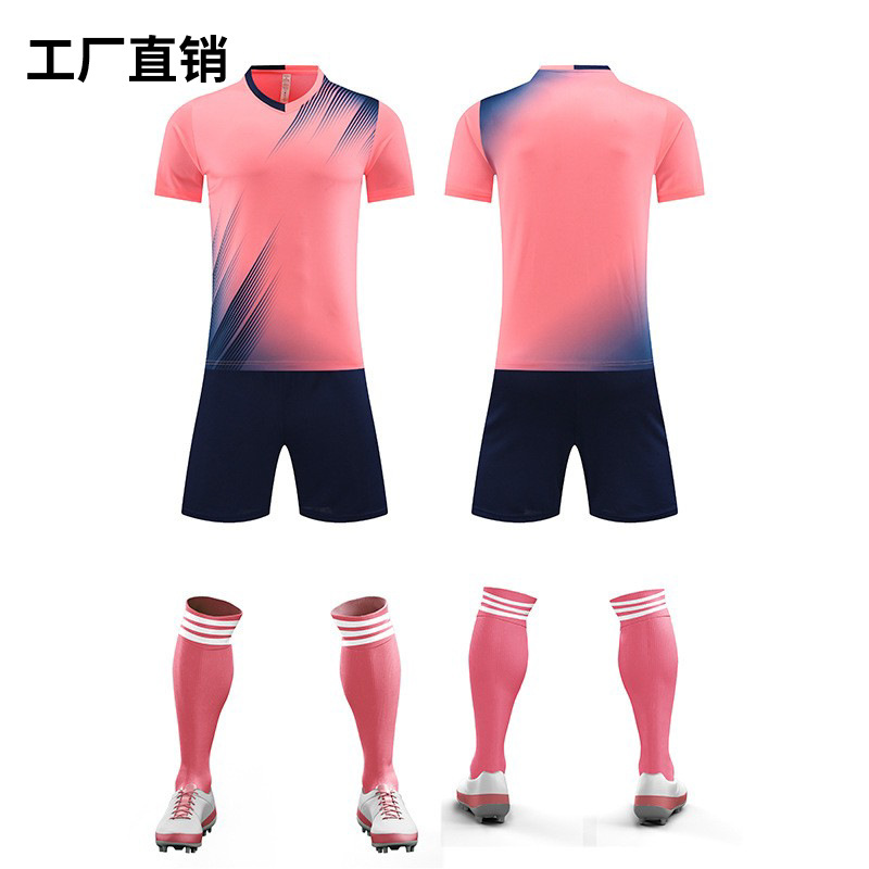 Trajes de fútbol para hombres adultos niños camiseta de entrenamiento de juego de equipos de estudiantes primarios uniformes deportivos transpirables secos rápidos