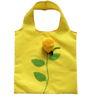 Rpet Polyester Flower Foldableing Bag 190 Satchel Environmental Protection Bag State-Owned Enterprise Unit Promotional Gift Bag Custom Logo
