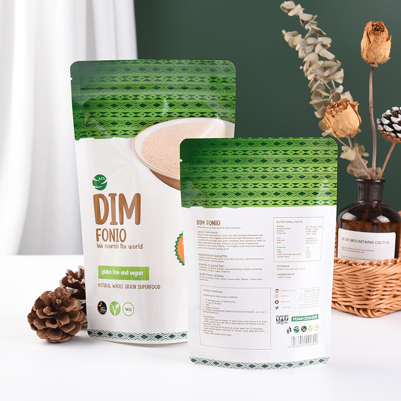 Lotus Root Starch Oatmeal Powder Packaging Bag Frosted Packaging Bag Matte Health Food Plastic Packaging