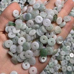Diyアクセサリー工芸部品ミャンマー玉器翡翠a商品小玉ボタンアクセサリー散珠9mmボタンメーカー卸売り