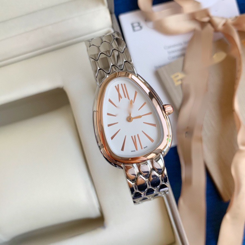 Baojia reloj de serpiente moda reloj de mujer de París lujo ligero cuello blanco libro rojo recomendado