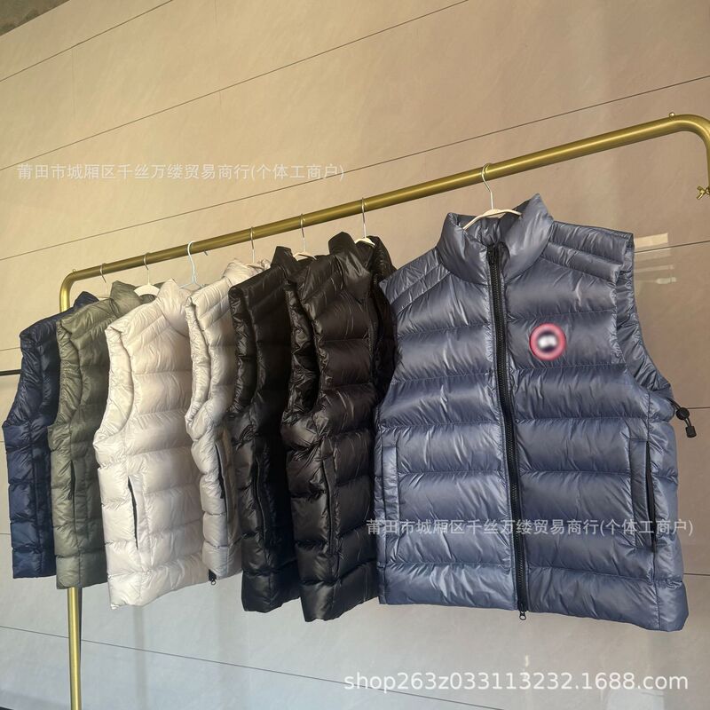 Putian High-End Version Canada Goose Duck down Unisex Crofton Lightweight down Vest Model 2229m