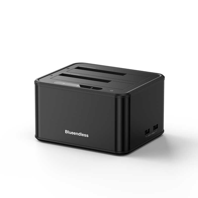 Dual-Bay Sas/Sata Hard Drive Enclosure Base 2. 53.5inch Desktop Server Mechanical Hard Drive Reader