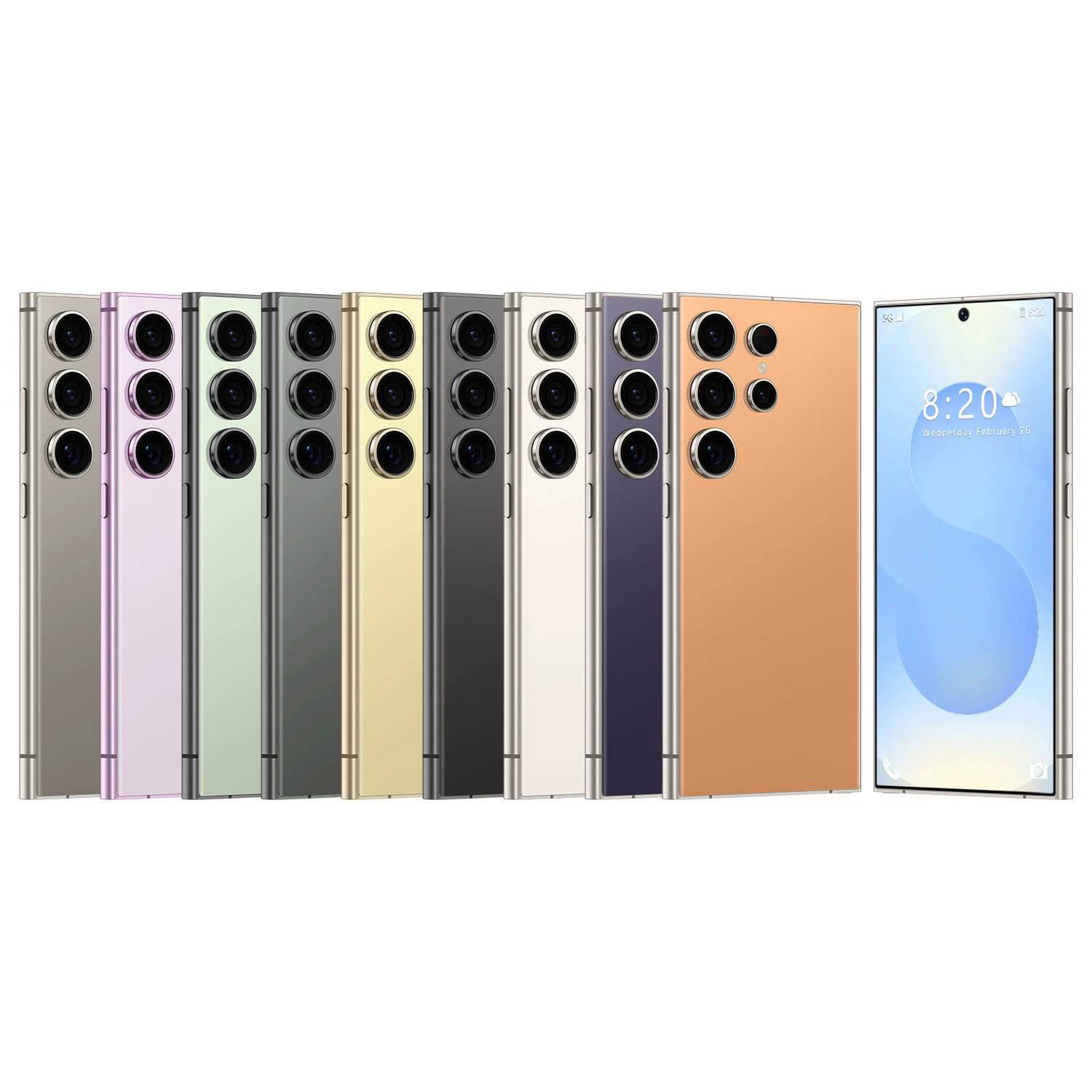 (Кросс-бордерная торговля), S26, смартфон, (Физика), Android 7.3, 7.3 дюйма, 4G