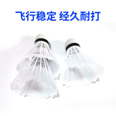 无标洞洞羽毛球塑料尼龙球耐打训练球室内室外通用防风跨境专供