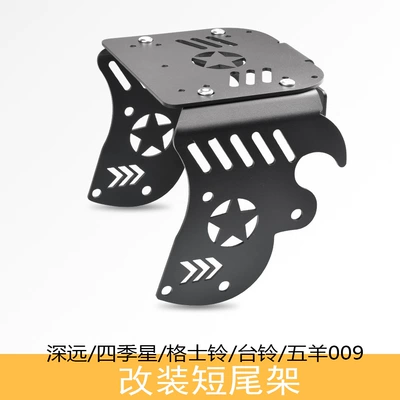 Suitable for Four Seasons Star/Ge Shi Ling/Tai Ling/Far-reaching 009 Modified Accessories Integrated Cushion Short Tail Frame Seat Bag Cushion (Electric car cushion) - four-seasons-starglassbelltablebelldeep-and-far-009-short-tail-rack