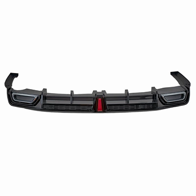 Suitable for the 10Th and a Half Generation Accord Hybrid Version 22 Modified Yofer Rear Lip Rear Small Bag Rear Surround Rear Spoiler Rear Bumper (Spoiler) - bright-black