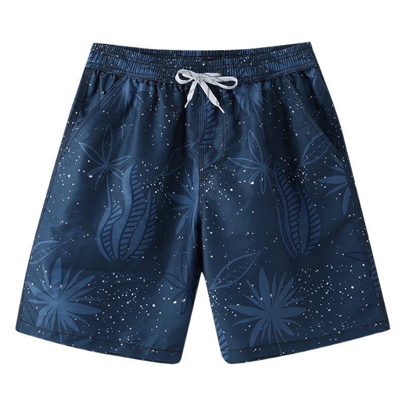 Pareja pantalones de playa versión suelta para hombres parque acuático traje de baño de aguas termales vacaciones en el mar surf pantalones cortos de mujer de secado rápido al por mayor
