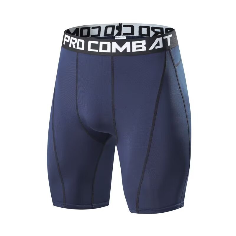 Pantalones cortos deportivos, pantalones elásticos transpirables para hombres, leggings transpirables, anti-permeación de verano, fábrica transfronteriza al por mayor