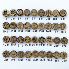 椰子纽扣工厂来样加工椰壳钮扣多种规格货期约7天支持打样椰子扣