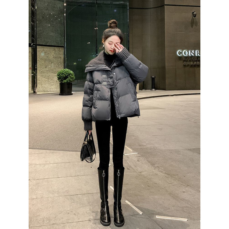 Knitted winter velvet design elite down jacket