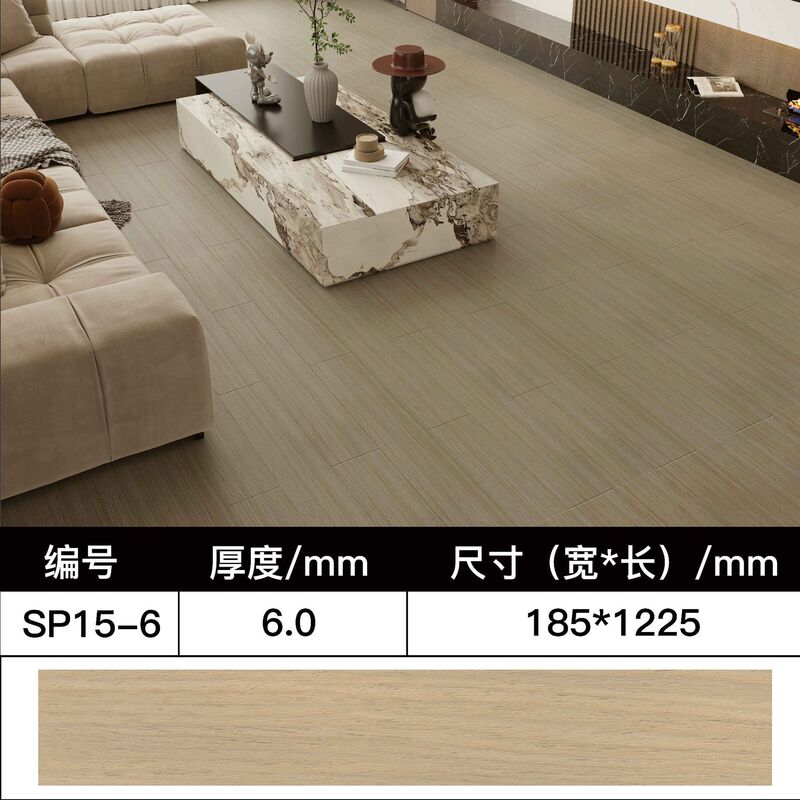 SPC石塑床ロック耐磨耗ホテルのリフォーム改造環境保護家庭用模造木PVC人字石晶床|undefined
