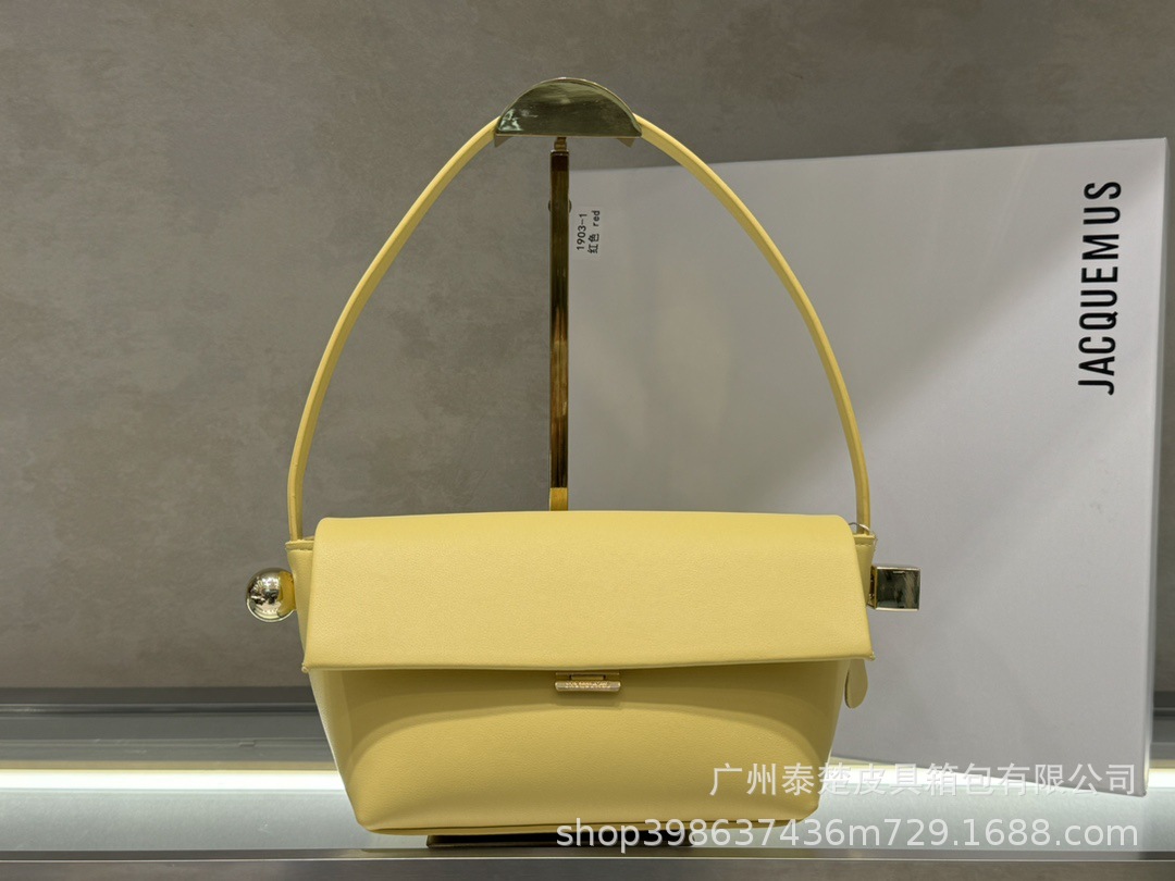 2025 New Genuine Leather Small Square Bag For Women Fashion Versatile Shoulder Handbag Minimalist Metal Ball Underarm Bag - Thumbnail 8