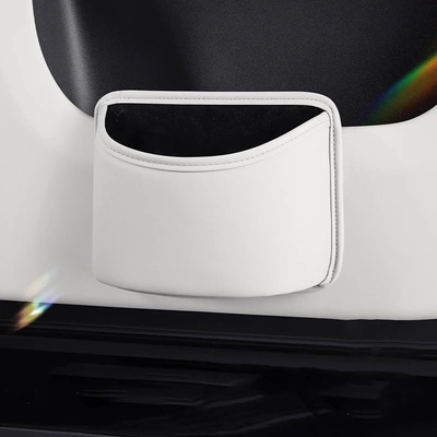 Car cup holder/beverage holder, Seat Door Cup Holder - 1-large-water-cup-storage-box-ideal-white