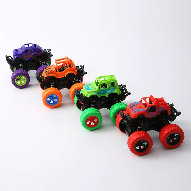 Shatterproof inertia toy car, four wheel drive SUV, car model for boys, internet celebrity