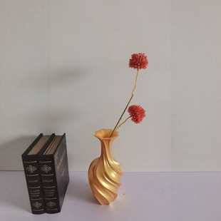 New Artistic Abstract Vase Twisted Retro Flower Arrangement Decorative Ornaments Scandinavian Simple Ins Style
