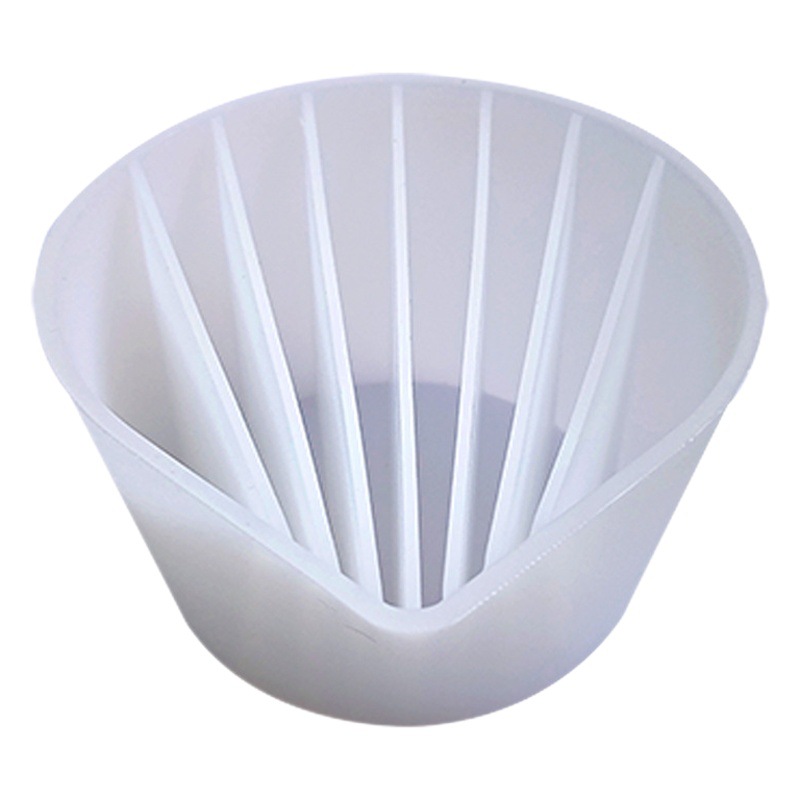 678-hoyos de goma de silicona taza de mezcla de silicona de color mezclado taza de goma de color DIY mezcla multifuncional taza de silicona